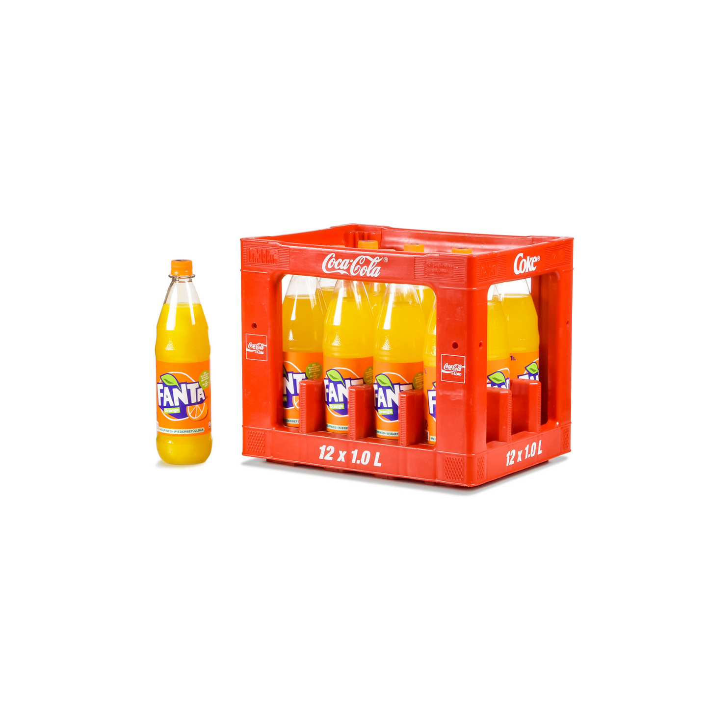 Fanta Orange 12x1L Kasten - INKL. PFAND 3,30 €