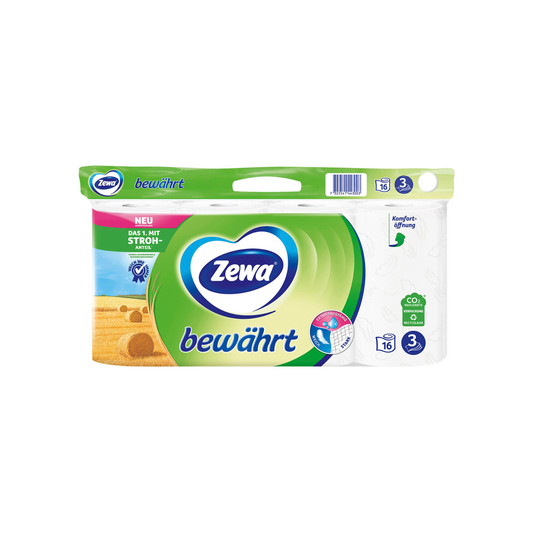 Zewa Toilettenpapier 'bewährt' 150 Blatt 3-lagig 8er Pack