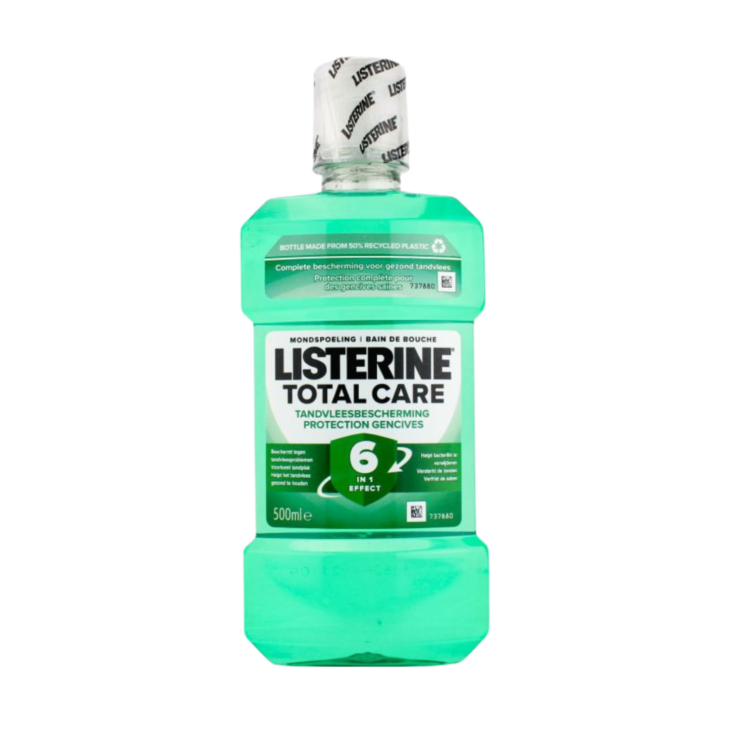 Listerine Mouthwash Total Care Gum Protection 500ml bottle